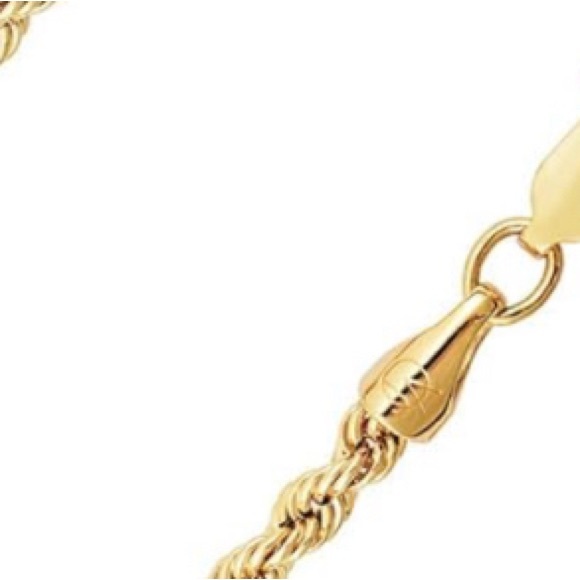 14k Yellow Gold Filled Rope Chain Necklace - 2.7mm - 24 Inches - New Condition - Picture 6 of 7